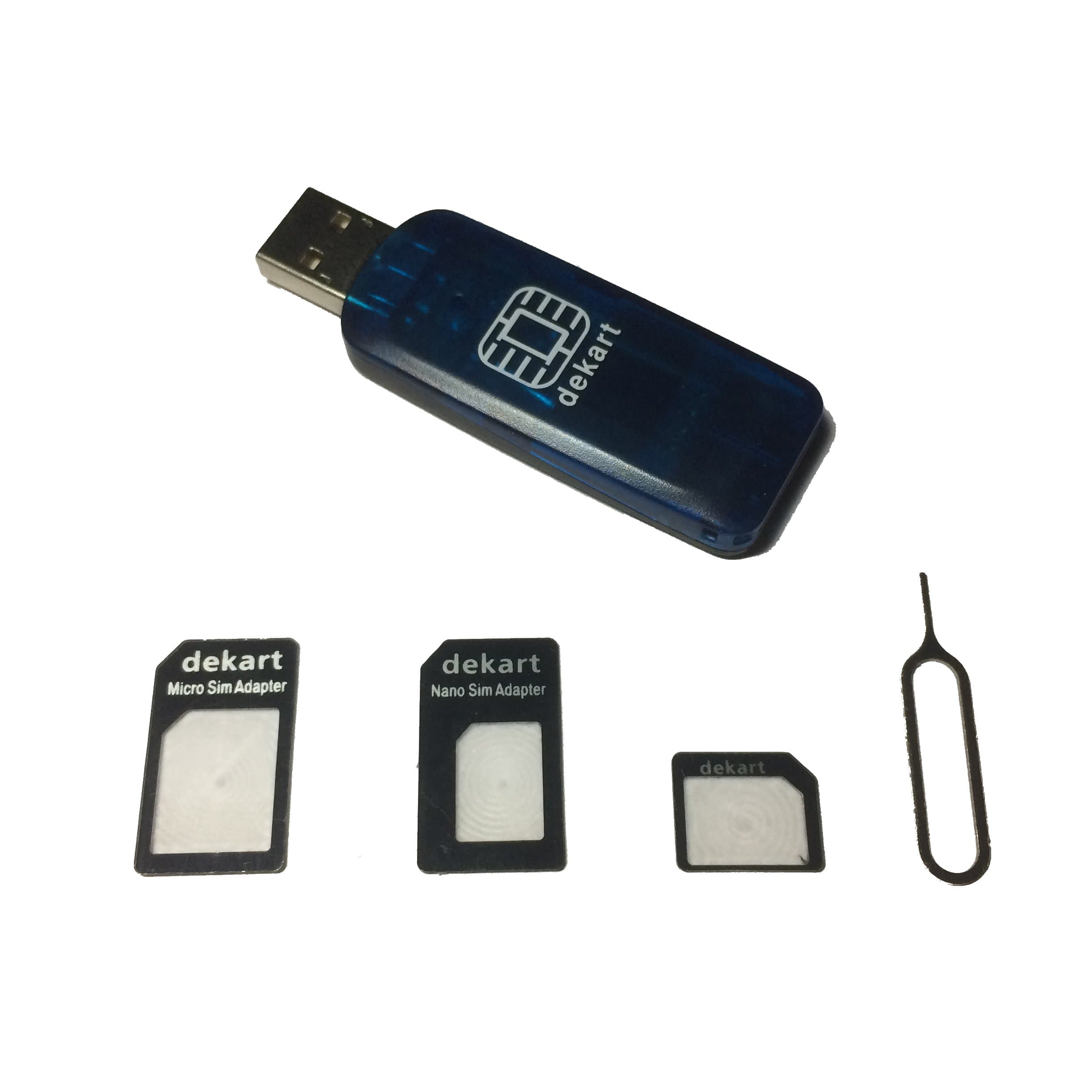 Dekart SIM Card Reader with Powerful SIM Card Management Software for Windows PC