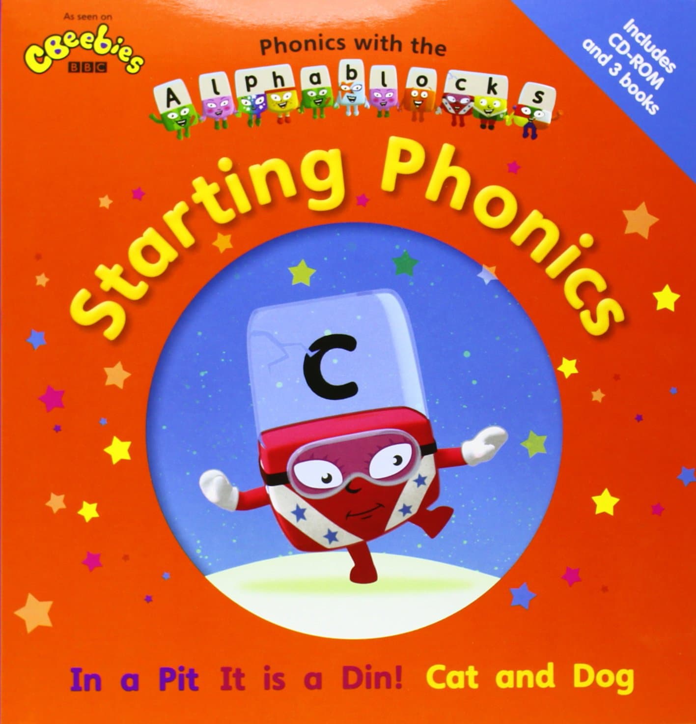 Phonics with the Alphablocks: Starting Phonics for children age 3-5 (Pack of 3 reading books, eBook CD-Rom and Parent Guide (Phonics with Alphablocks) Paperback – 17 May 2012