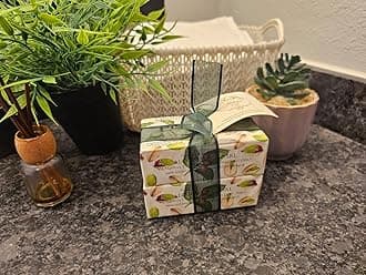 Alchimia Pistachio Vegetal Soap 7 oz Bars, Pack of 2 (14oz), From Italy, Gift Ready