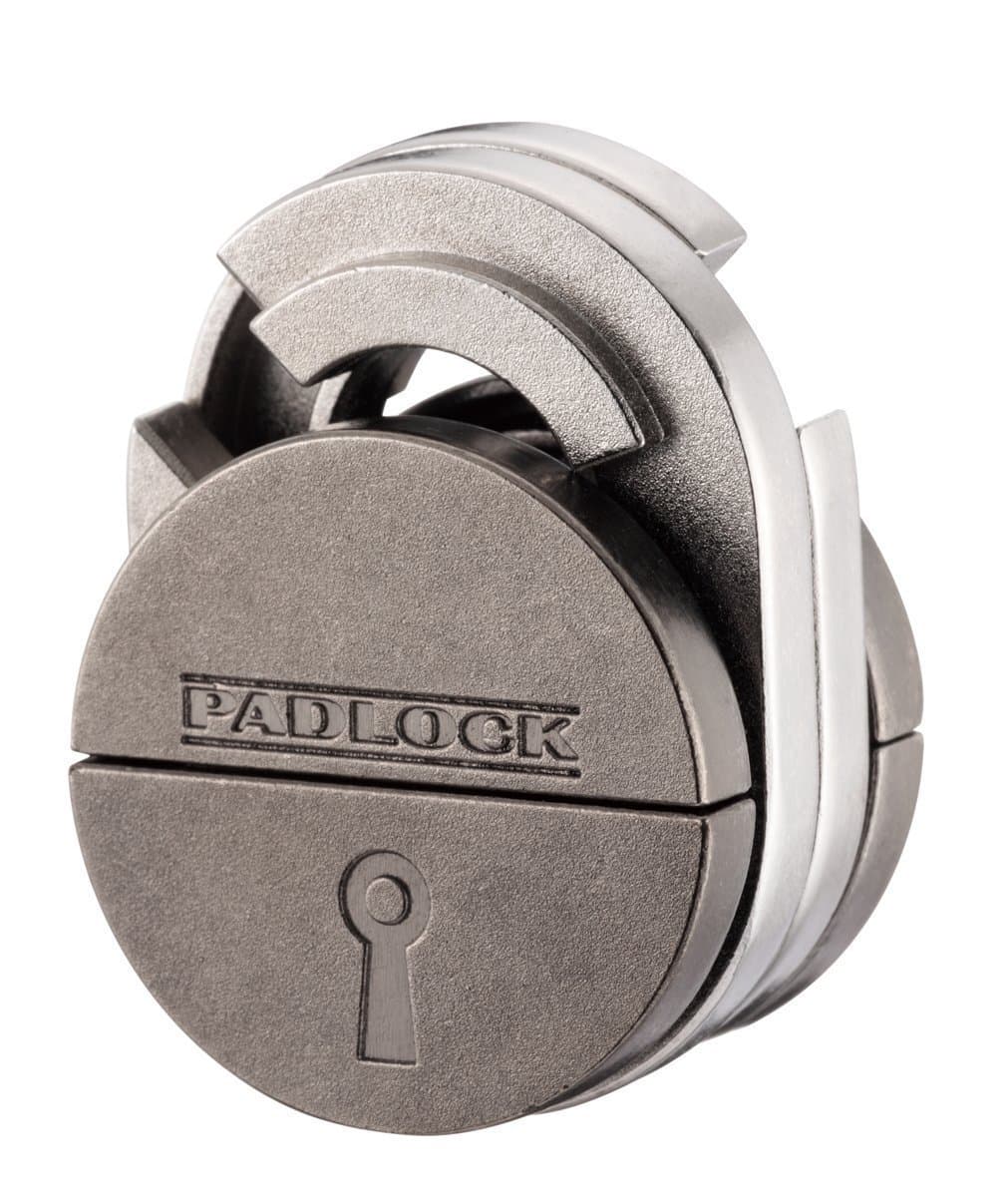 515095" Huzzle Cast Padlock Puzzle
