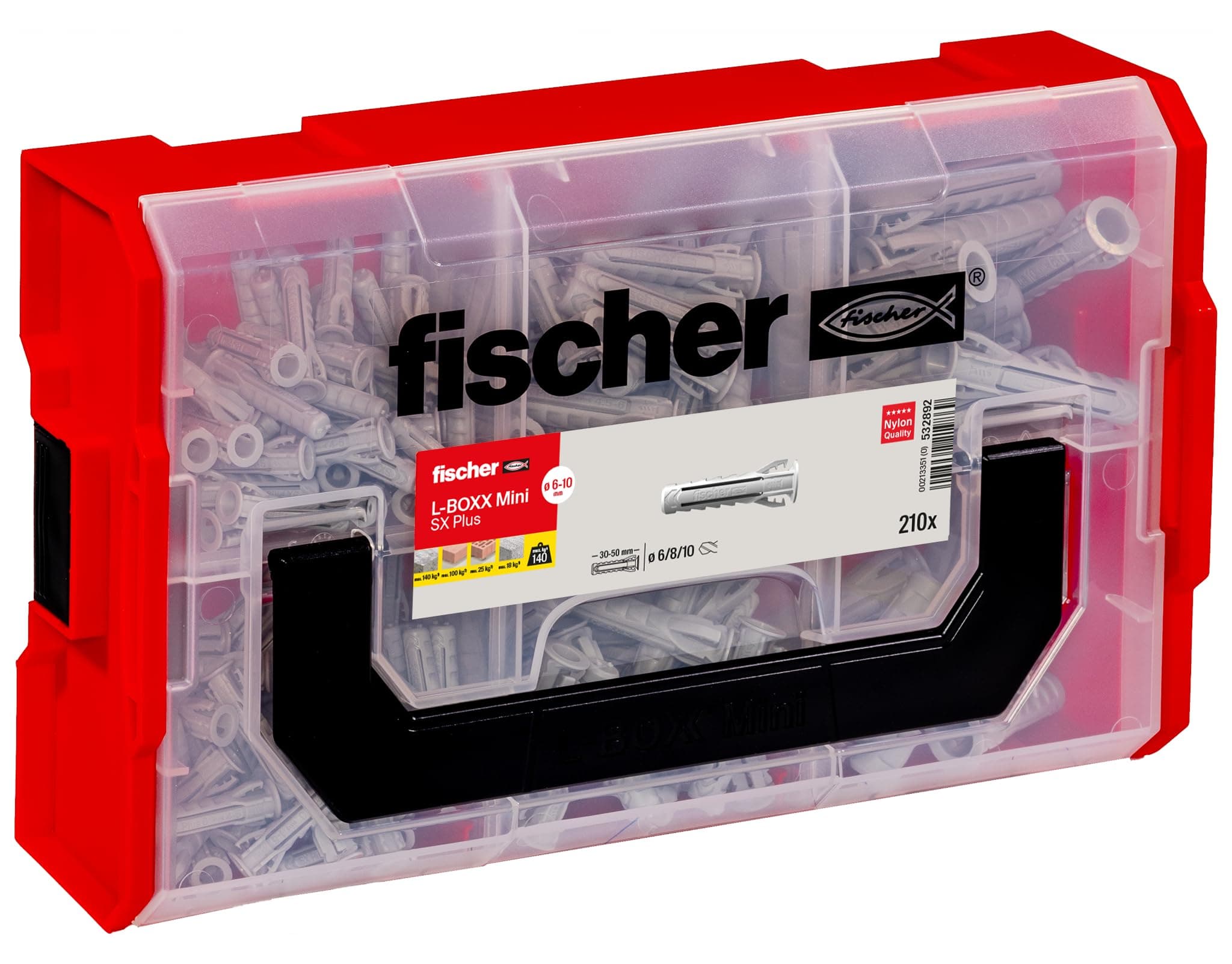 fischerfixtainer, Wall Anchor Set, 532892