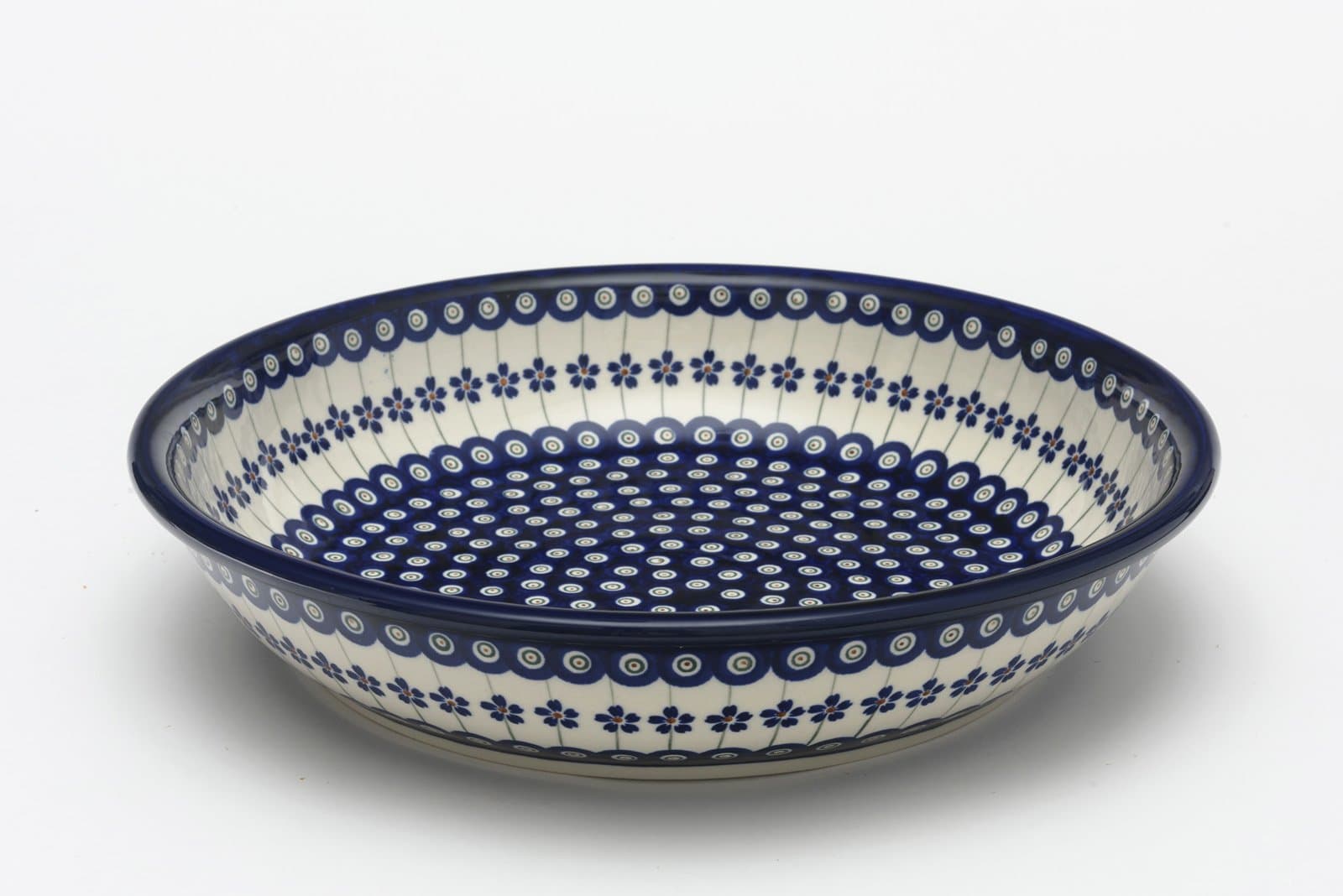 Boleslawiec Pottery Fruit Bowl, 2.7L, pattern 166A