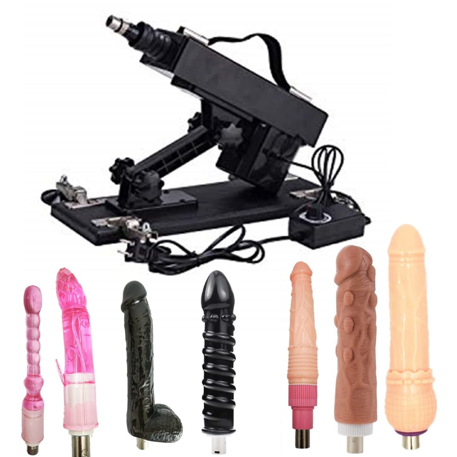 Luxurious Adult Remote Control Machine Automatic Massage with Suction Cup Multispeed Adjustable Telescopic Thrusting