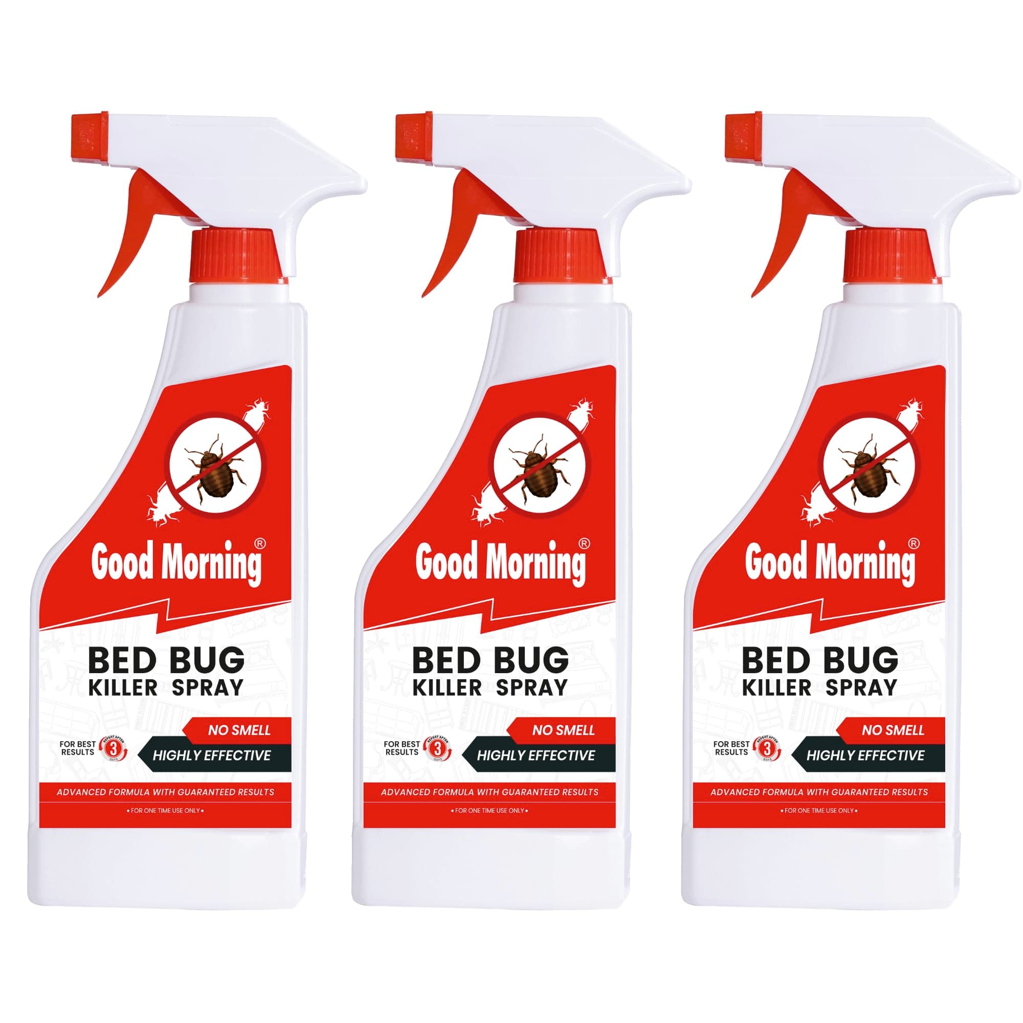 Bed Bug Killer Spray 400ml | Bed Bug Control for Home & Commercial Use | Pack of 3