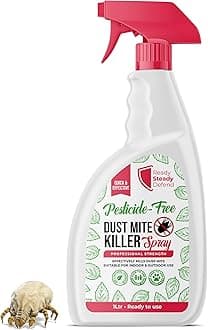 Dust Mite Killer Spray 1 Litre - Advanced Pesticide-Free Formula, Professional Strength for Home Use, Eco-Friendly, Effectively Targets Dust Mites and Various Insects, Safe and Powerful Pest Control