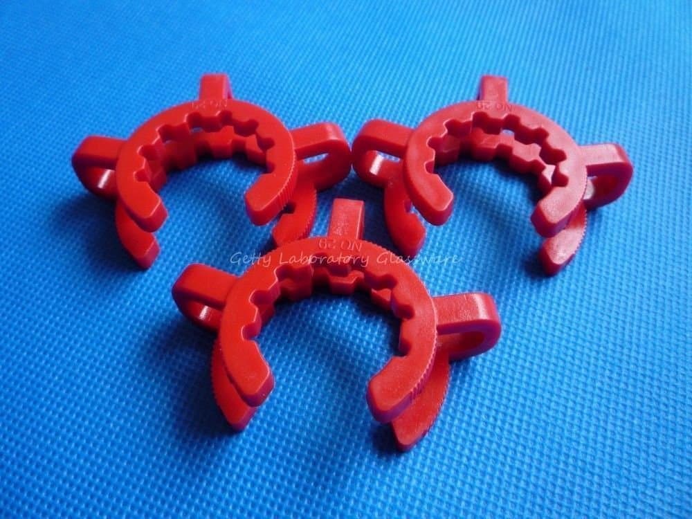 Lab Plastic Keck Laboratory/Lab Clamp Clip 29/32 29/42 Joint, Keck Clip, 3pcs/Set