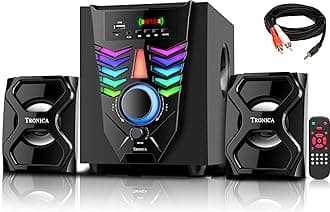 TRONICA FD-201 25W 2.1 Channel Bluetooth Home Theater System with Remote FM USB AUX LED TV Support