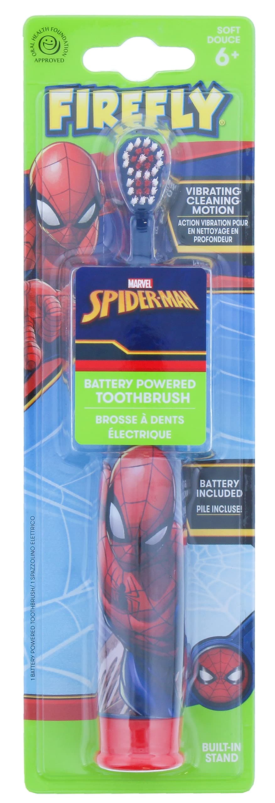 Firefly Marvel Spider-Man Battery Operated Toothbrush