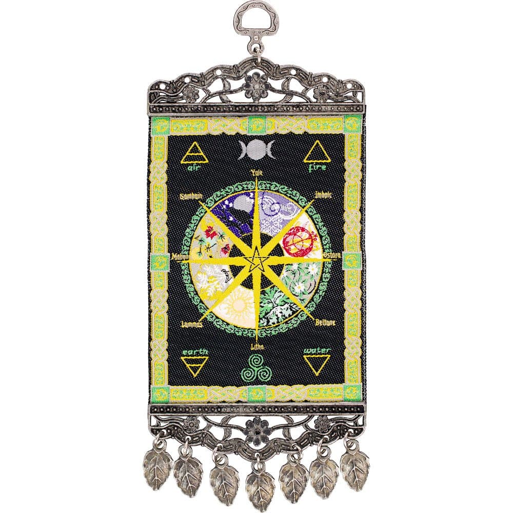 New Age Source Wall Hanging Carpet Pagan Wheel
