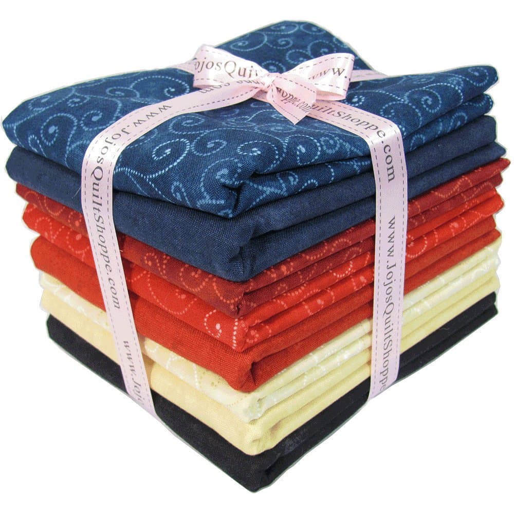 Moda Marbles and Swirls, Half Yard Fabric Bundle. 4 Yards with 8 Assorted Prints