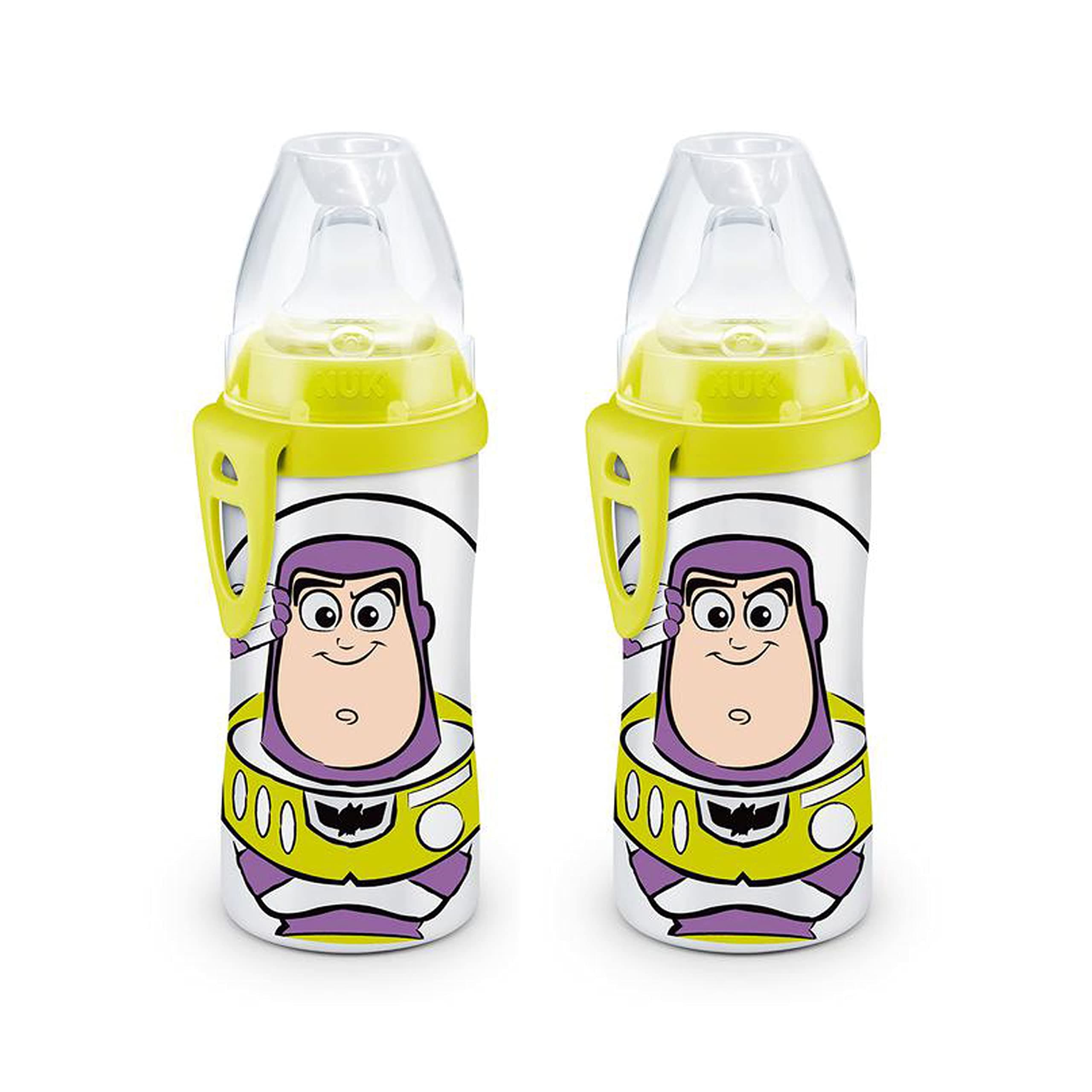 Buzz Lightyear Active Cup, 10 Oz, 2-Pack – BPA Free, Spill Proof Sippy Cup