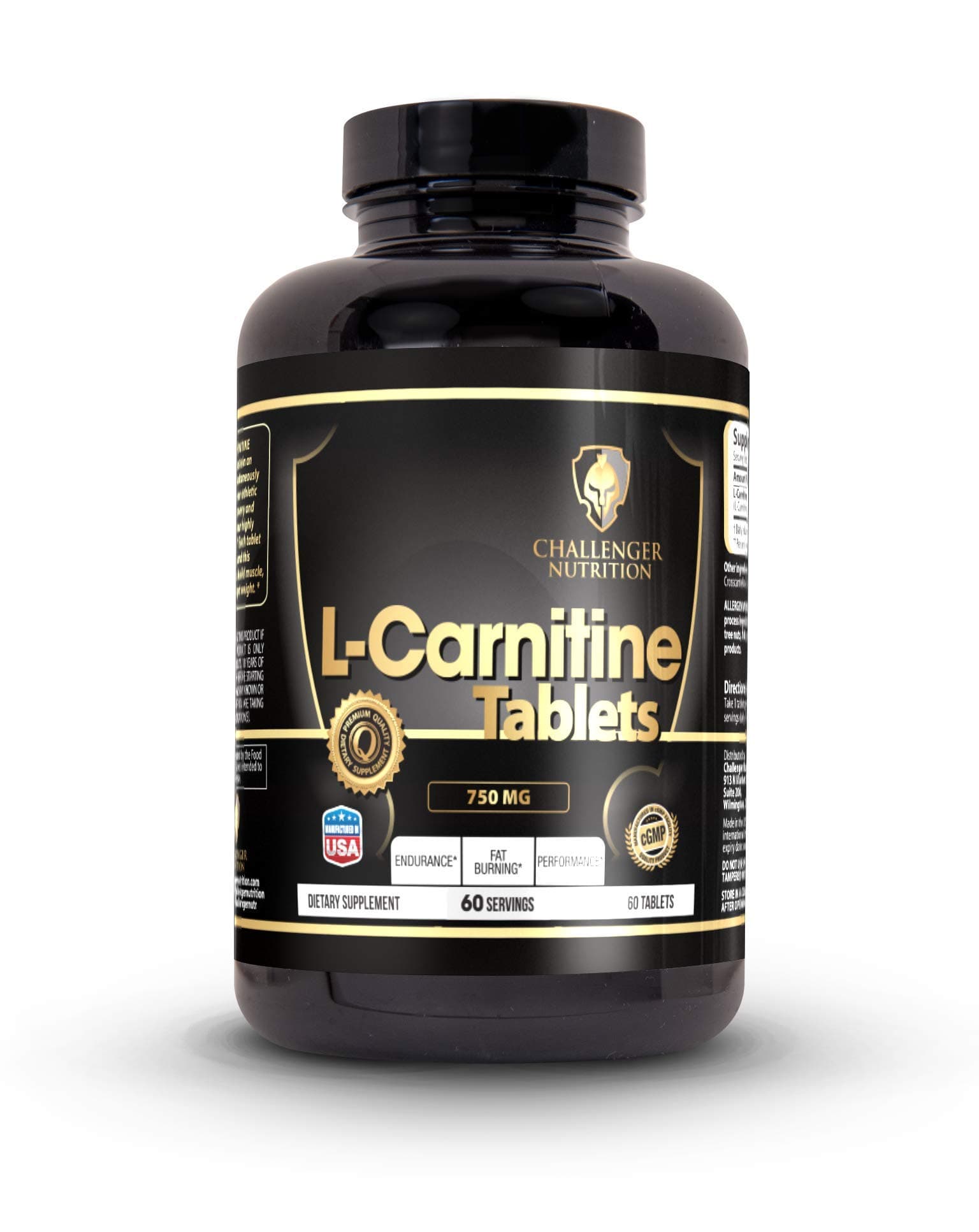 Challenger Nutrition L-Carnitine 750mg 60 Tablets