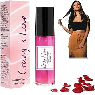 Crazy Is Love Pheromone Perfume Oil,Pheromones Perfumes For Women Long-Lasting Portable Roll On Fragrance,Increases Women'S Charm,Exuding Charming Femininity (Small)