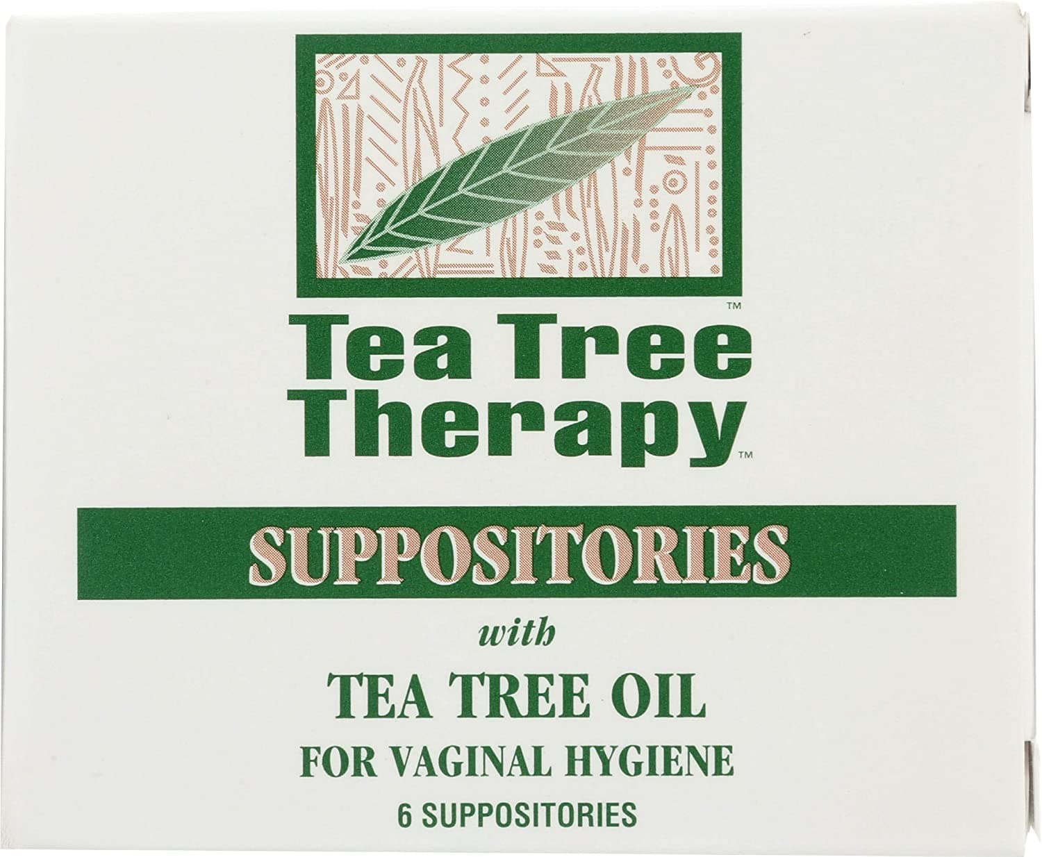 Tea Tree Therapy Suppository with Tea Tree Oil for Vaginal Hygiene
