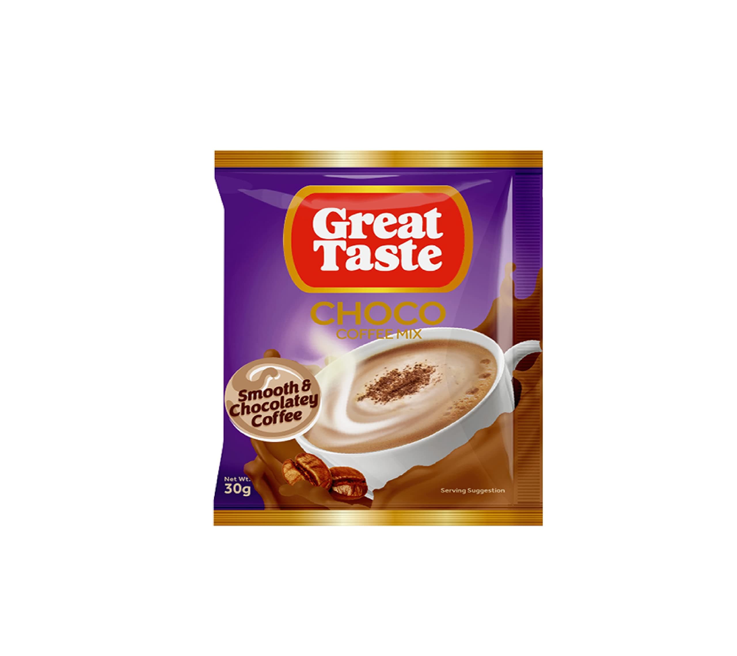 Great Taste Choco Coffee Mix, 10 x 30 gm