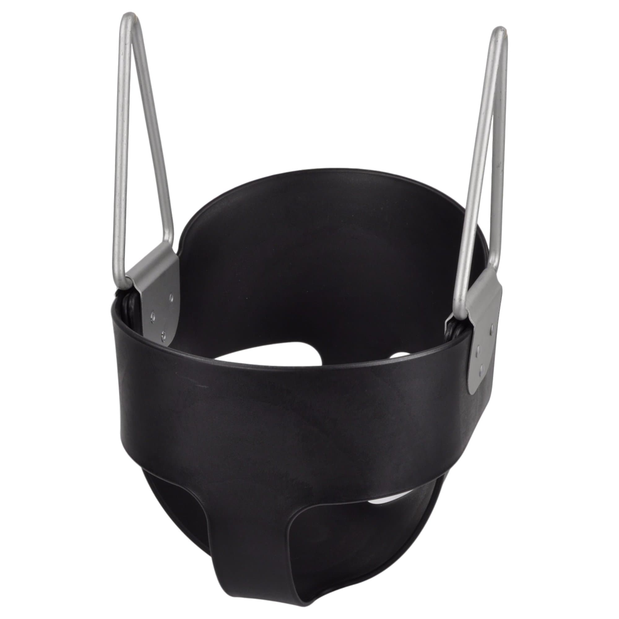 Swing Set Stuff High Back Full Bucket Swing Seat, Black, SSS-0001-BK