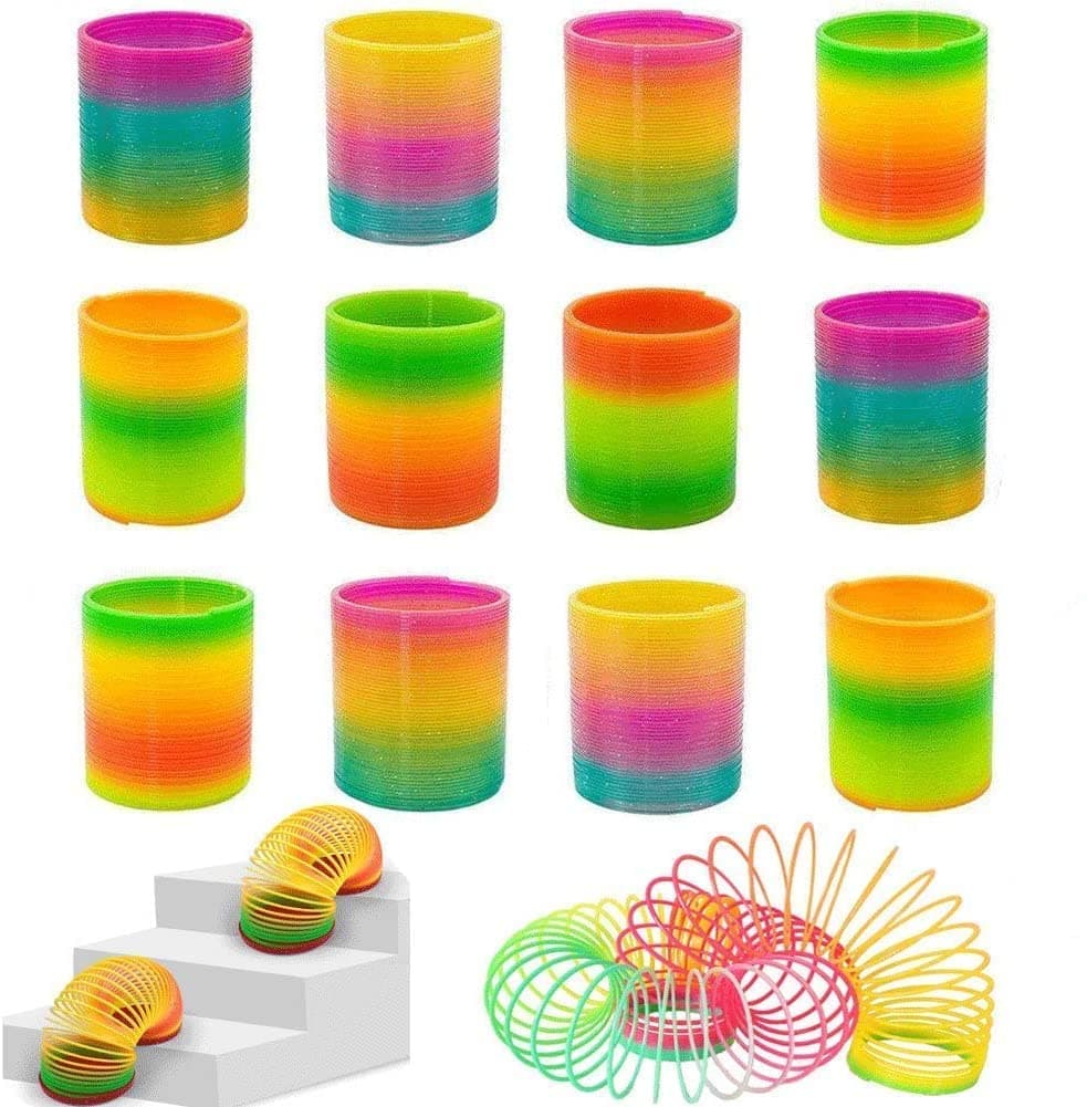 Colourful Rainbow Spring Coil (Pack of 12)