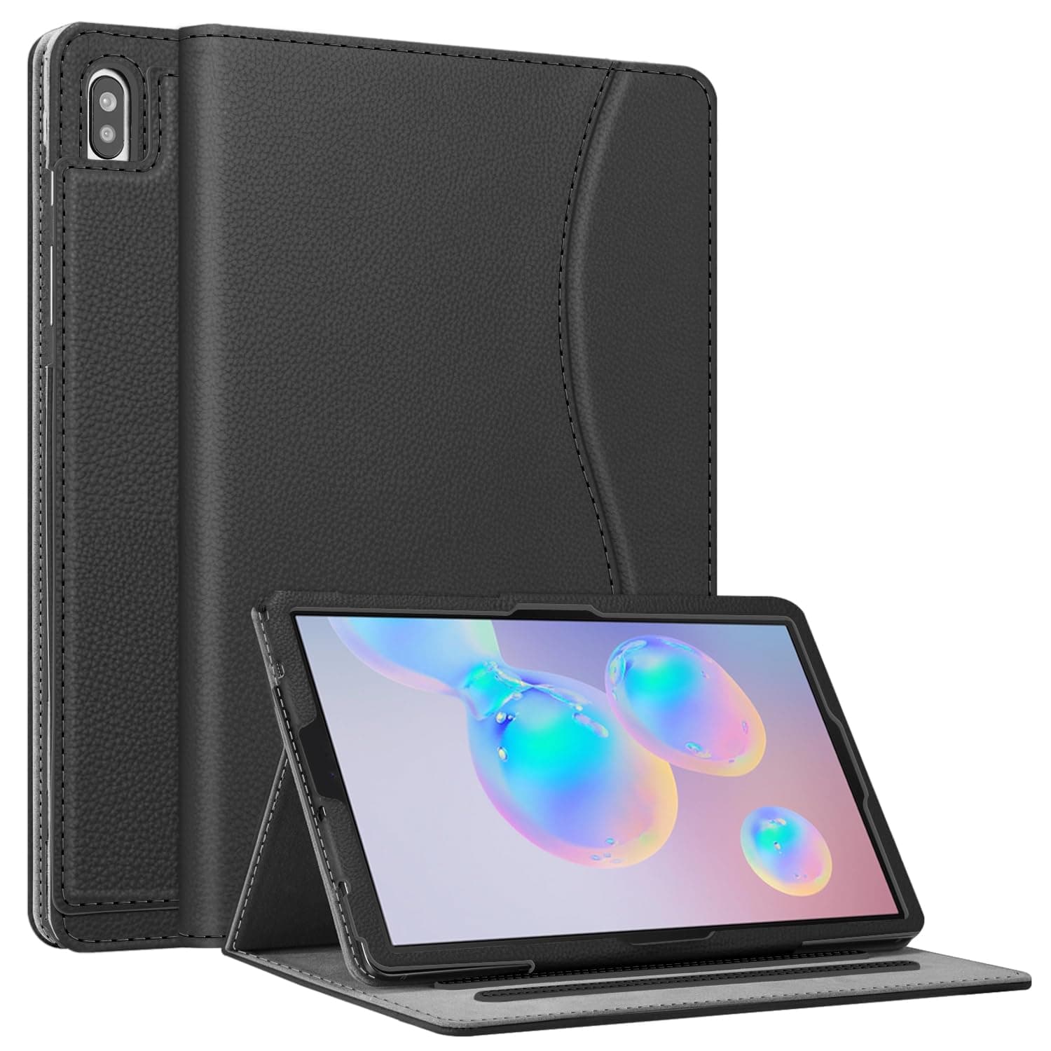Fintie Case for Samsung Galaxy Tab S6 10.5" 2019 (Model SM-T860/T865/T867), [Patented S Pen Slot Design] Multi-Angle Viewing Stand Cover Auto Wake/Sleep, Black