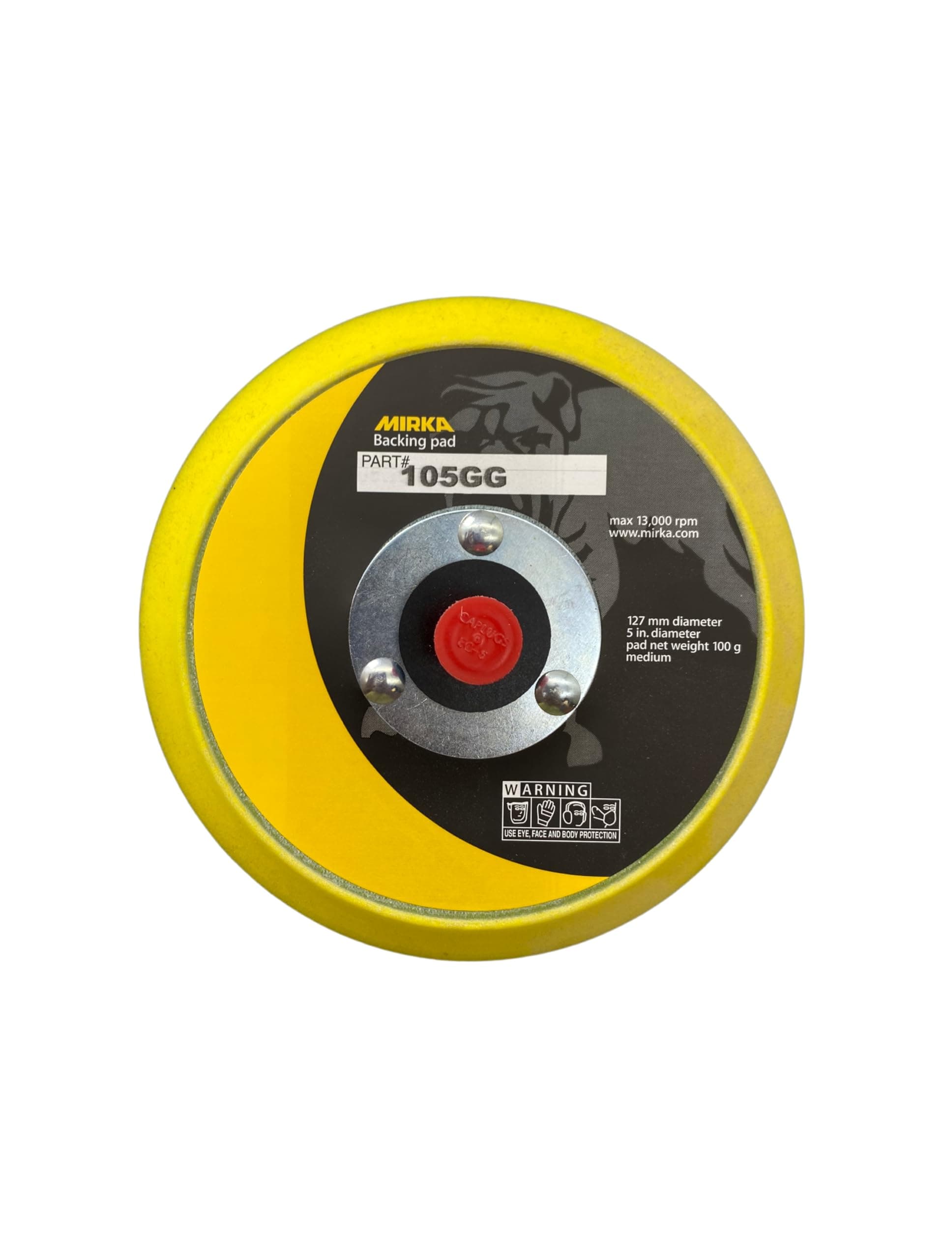 Mirka Abrasives 5" Solid Grip-Faced Backup Pad (MRK-105GG)