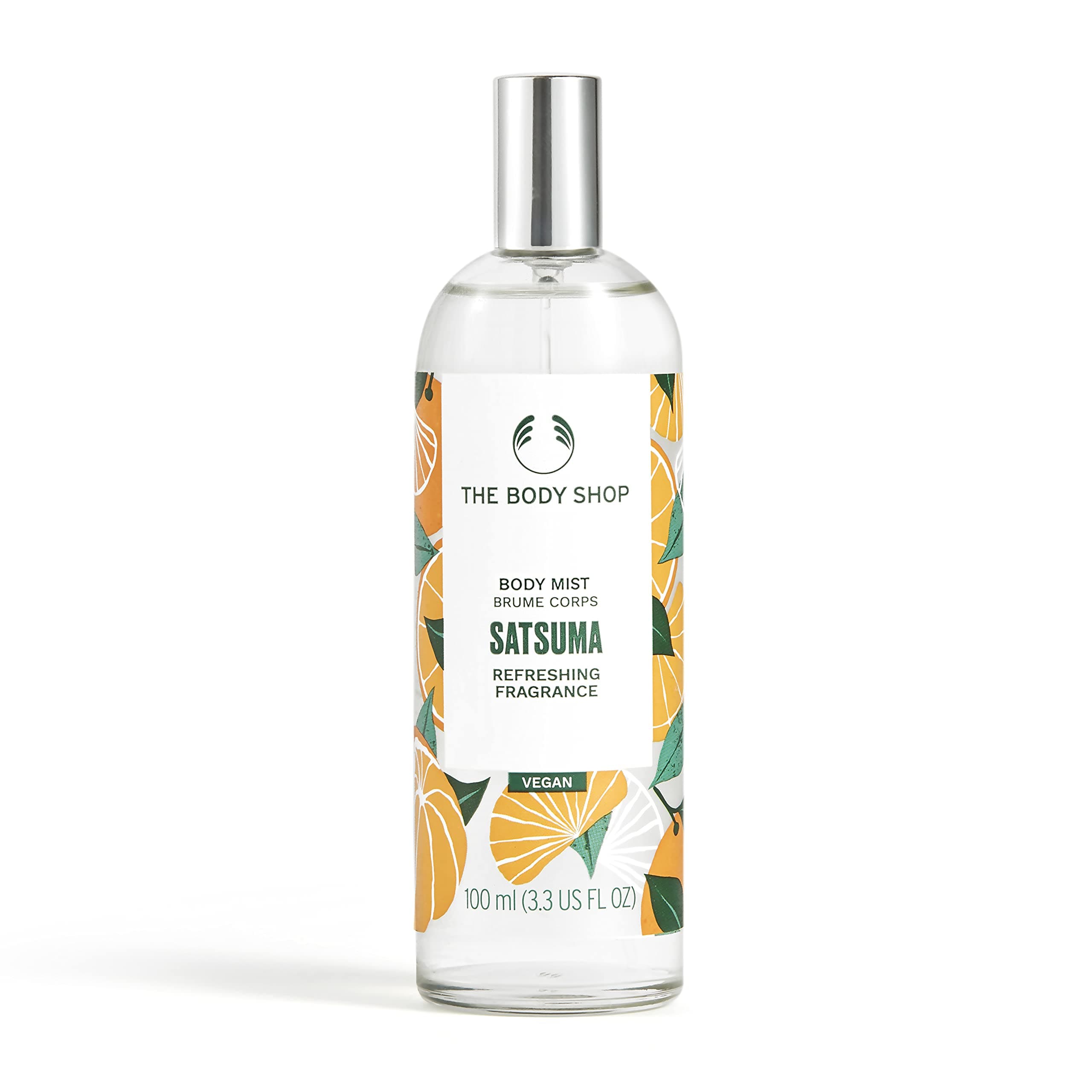 Satsuma Body Mist – Refreshes and Cools with a Citrus Scent – Vegan – 3.3 oz