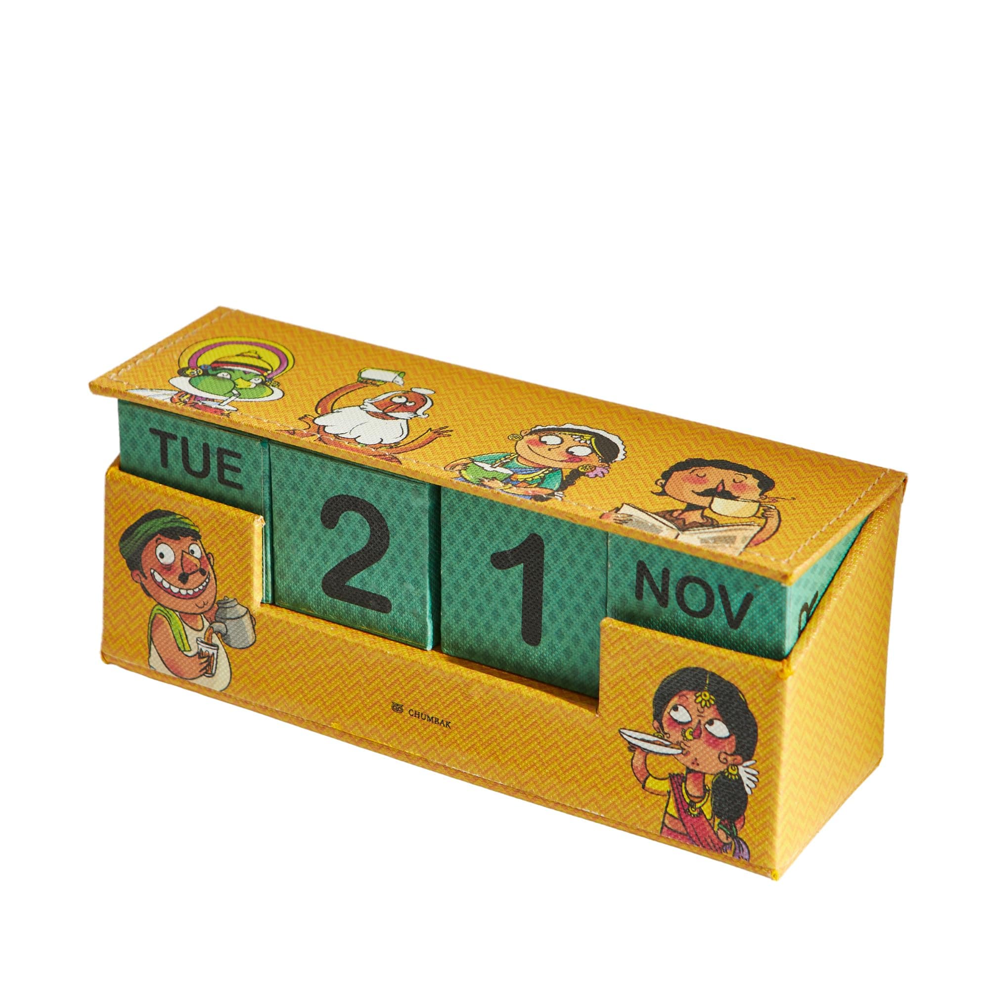 ChumbakDoodle Bobble Head Desk Calendar