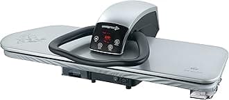 Steam Ironing Press 101HD Silver Heavy Duty Professional 101cm by Speedypress (+ FREE Iron Attachment, Anti-Scale Water Filter, Replacement Cover & Foam Underfelt)