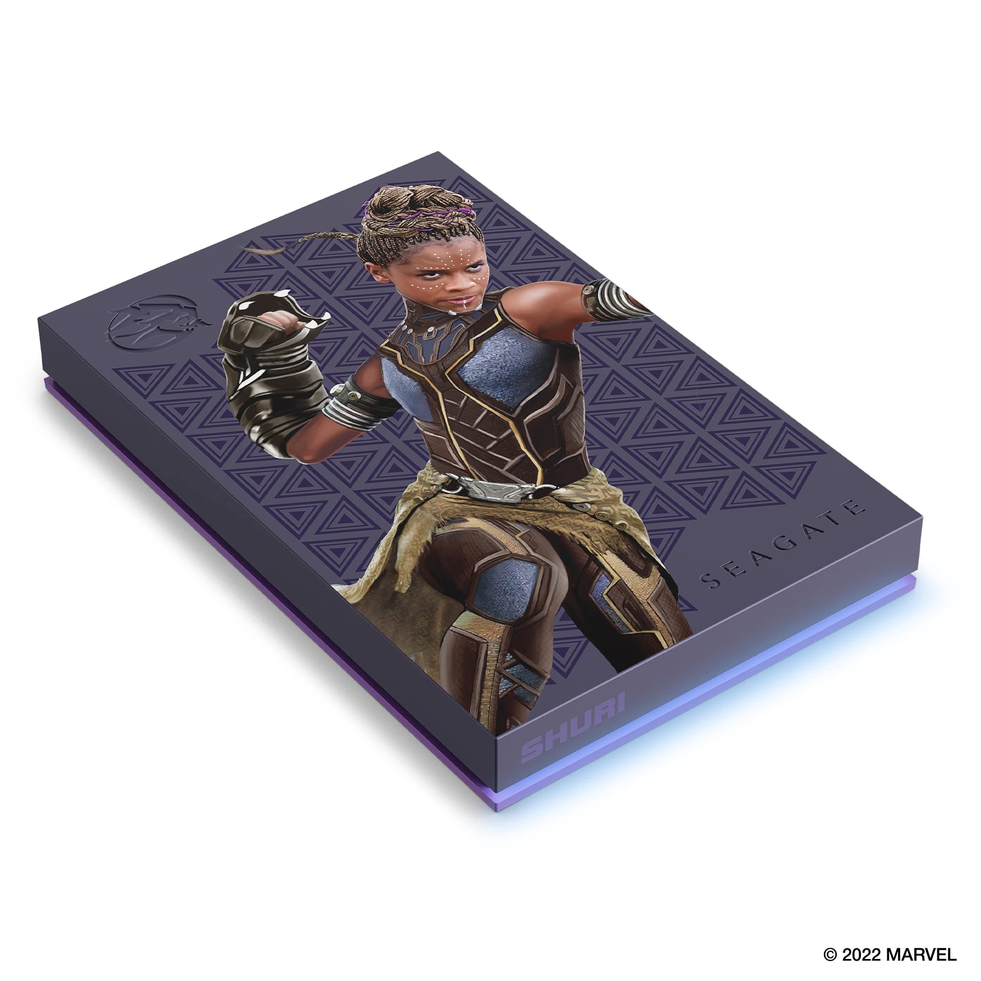 Seagate FireCuda 2TB portable external hard drive, compatible with PS4, PS5, Xbox One/Series, PC Marvel Edition Shuri, USB 3.2 (STKL2000402)