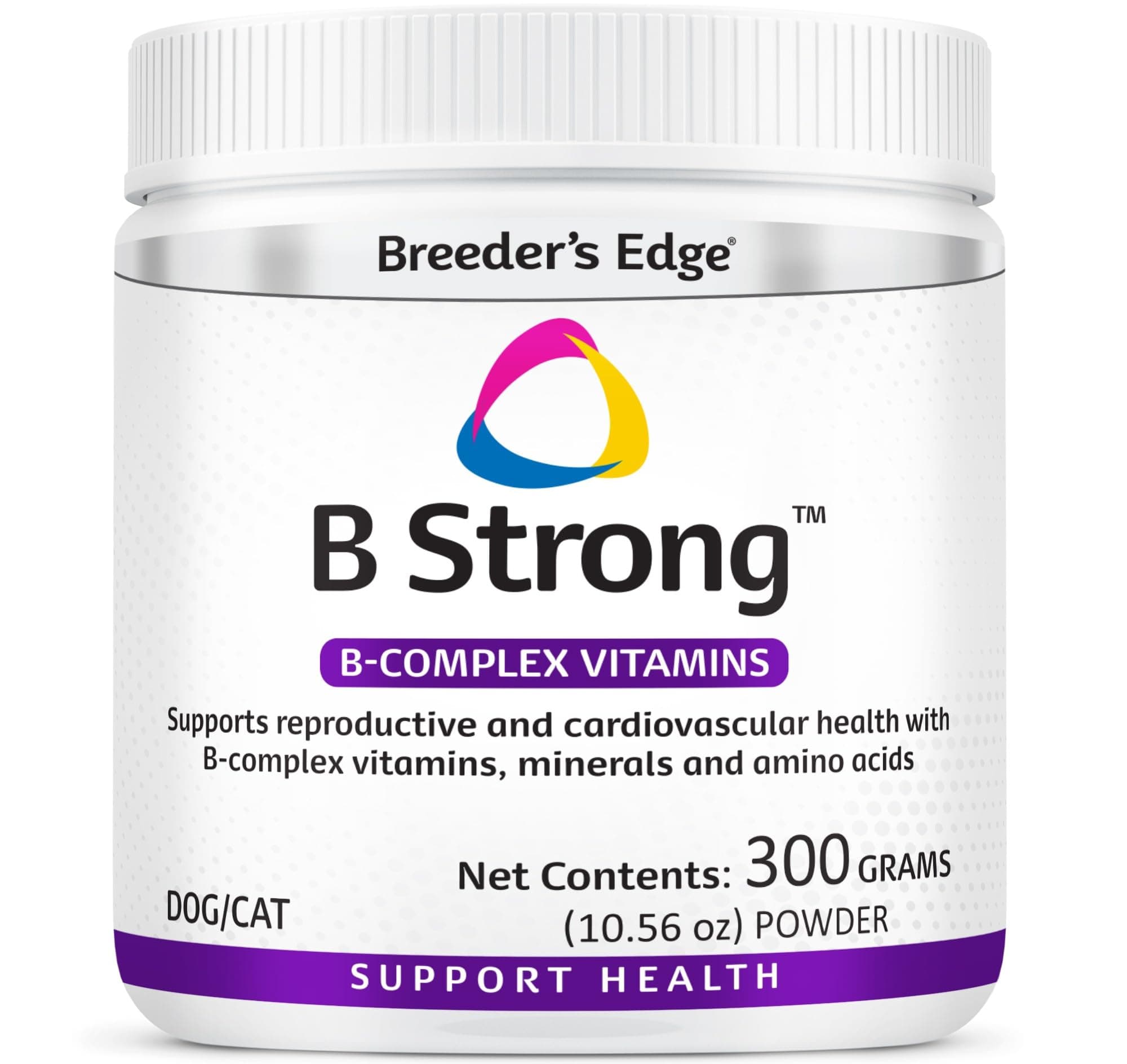 Breeder’s Edge B Strong Powder, B-Complex Vitamin Supplement for Dogs and Cat...