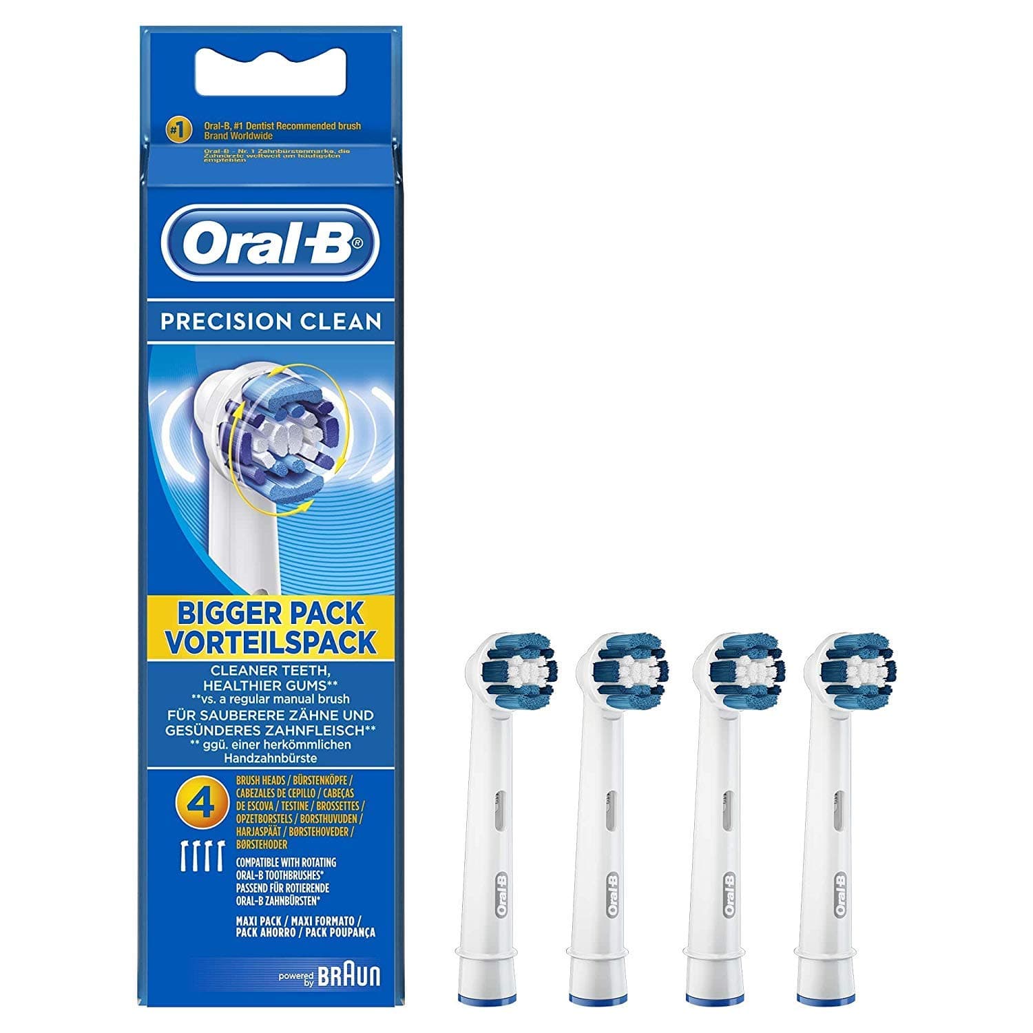 Oral-B Precision Replacement Heads (pack of 4)