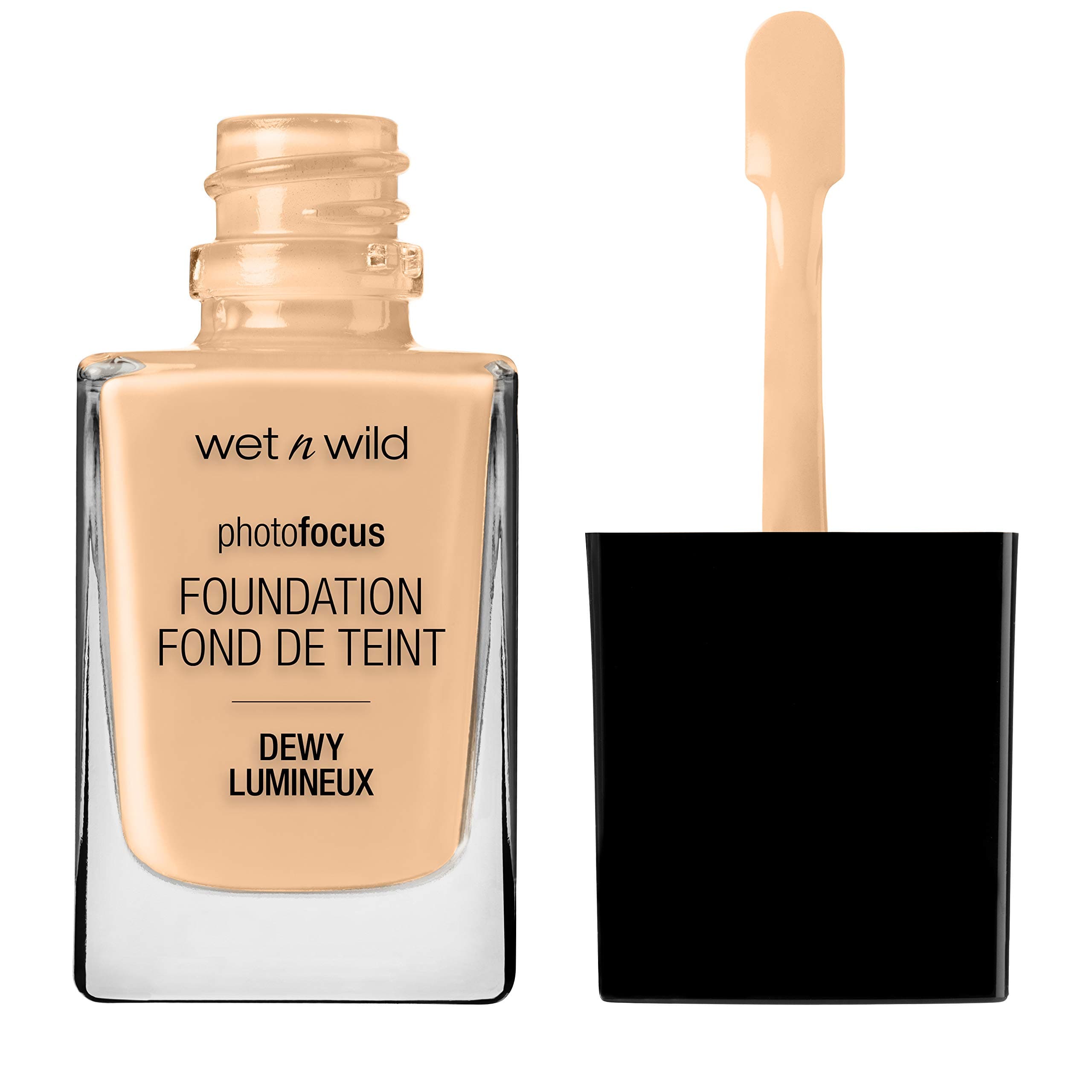 Photo Focus Dewy Liquid Foundation Makeup, Soft Beige (Packaging May vary)