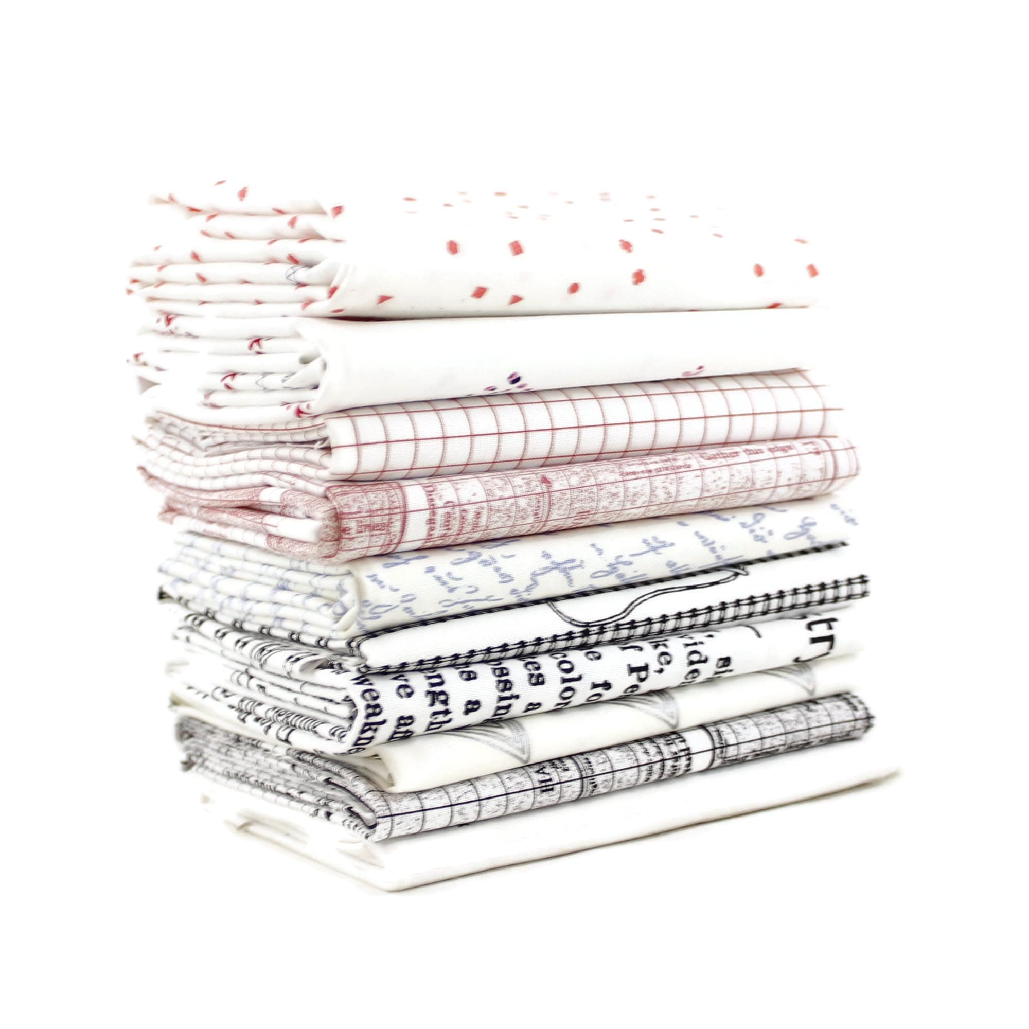 Low Volume Scrap Bag (Approx 2 Yards) by Mixed Designers - Southern Fabric DIY Quilt Fabric