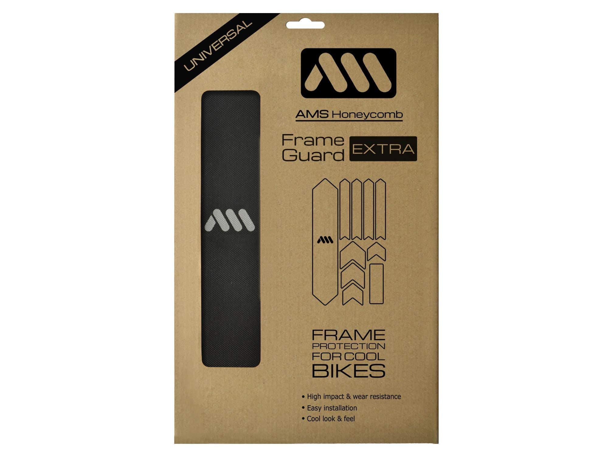 All Mountain Style AMS High Impact Frame Guard Extra Solids – Protects your bike from scratches and dings