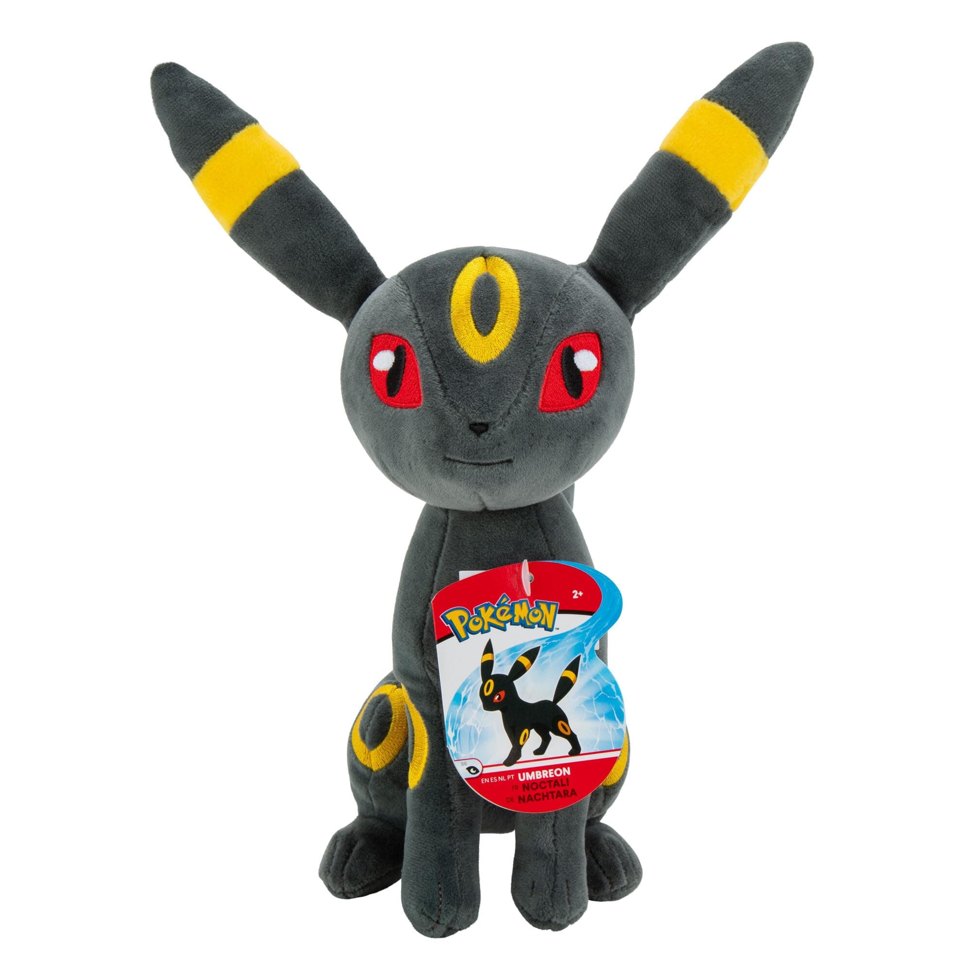 Pokémon Umbreon Plush - 8-Inch Soft Plush with Authentic Details, Officially Licensed Toy