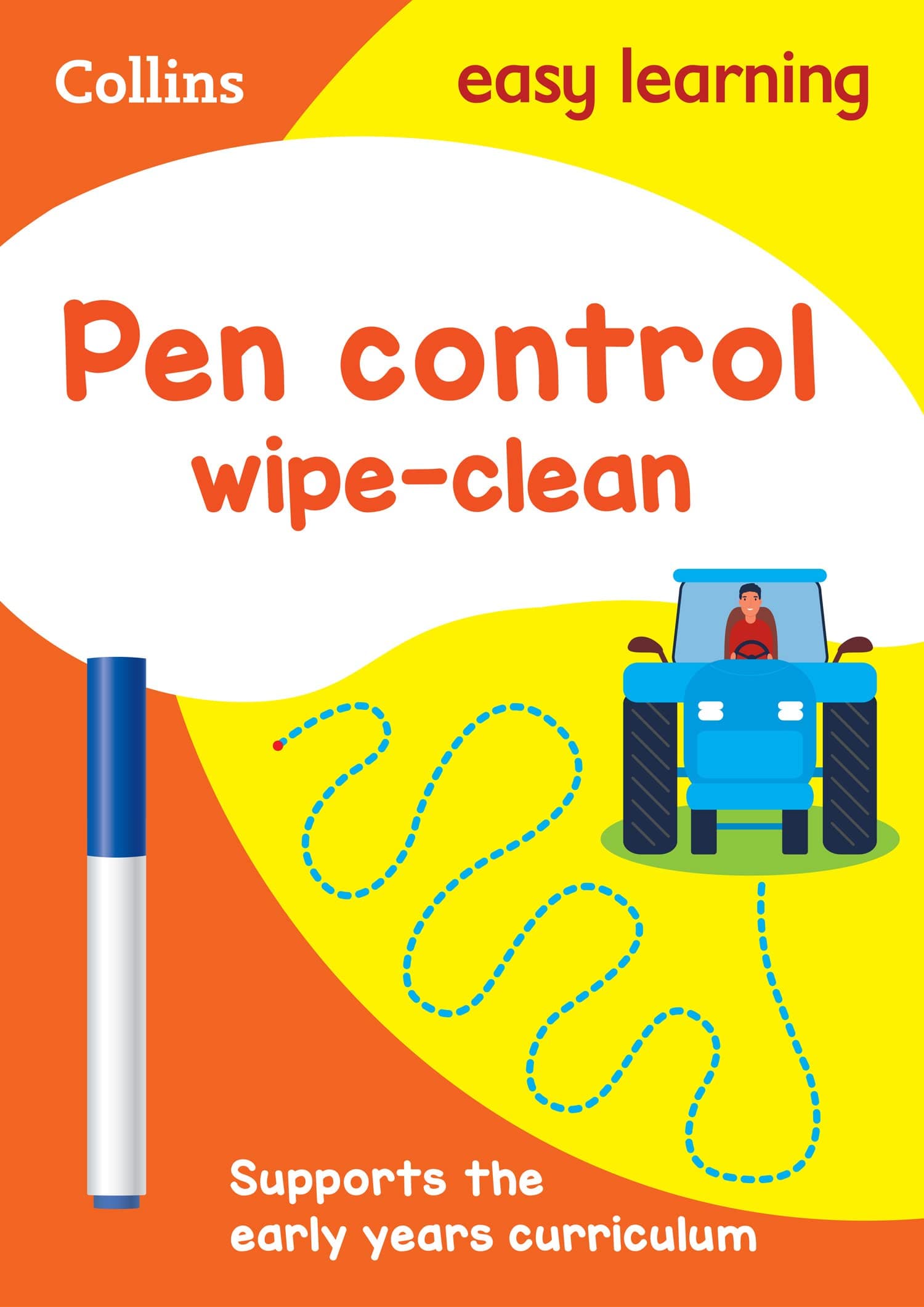 Pen Control Age 3-5 Wipe Clean Activity Book: Ideal for Home Learning