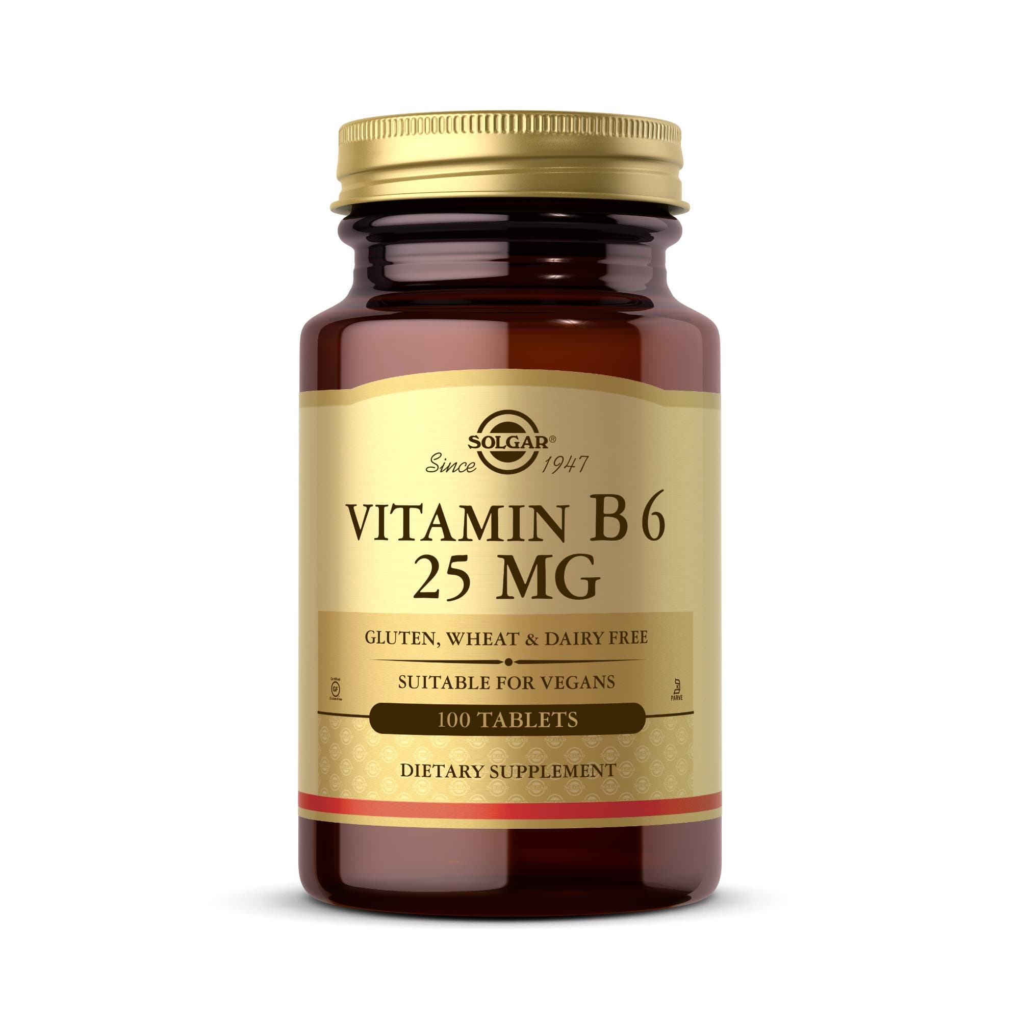 Vitamin B6 25 Mg Tablets, 100’S