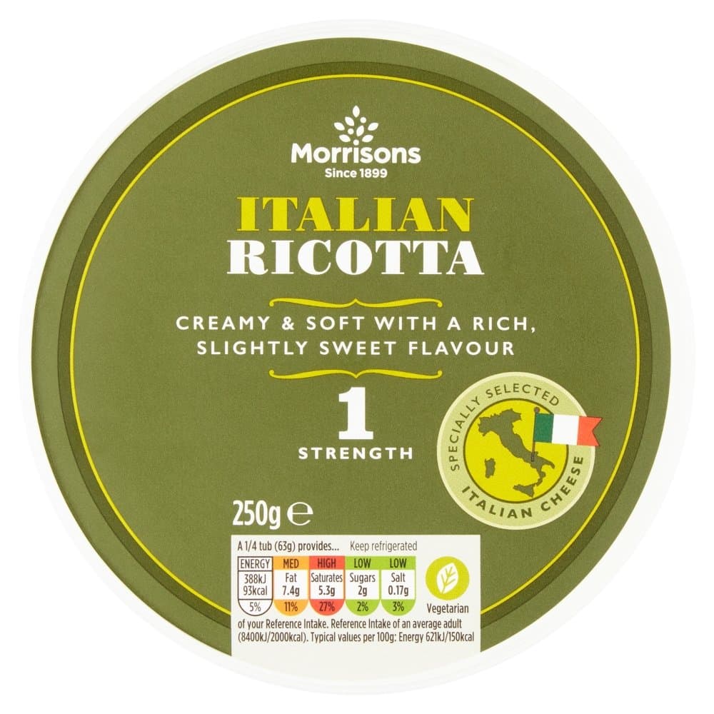 Morrisons Italian Ricotta 250g