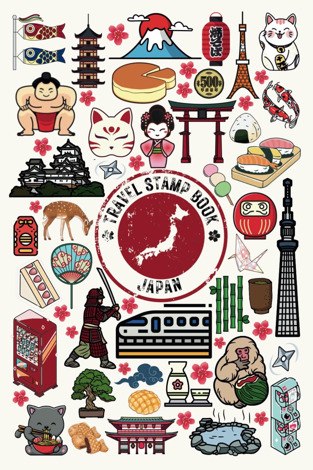 Japan Travel Stamp Book