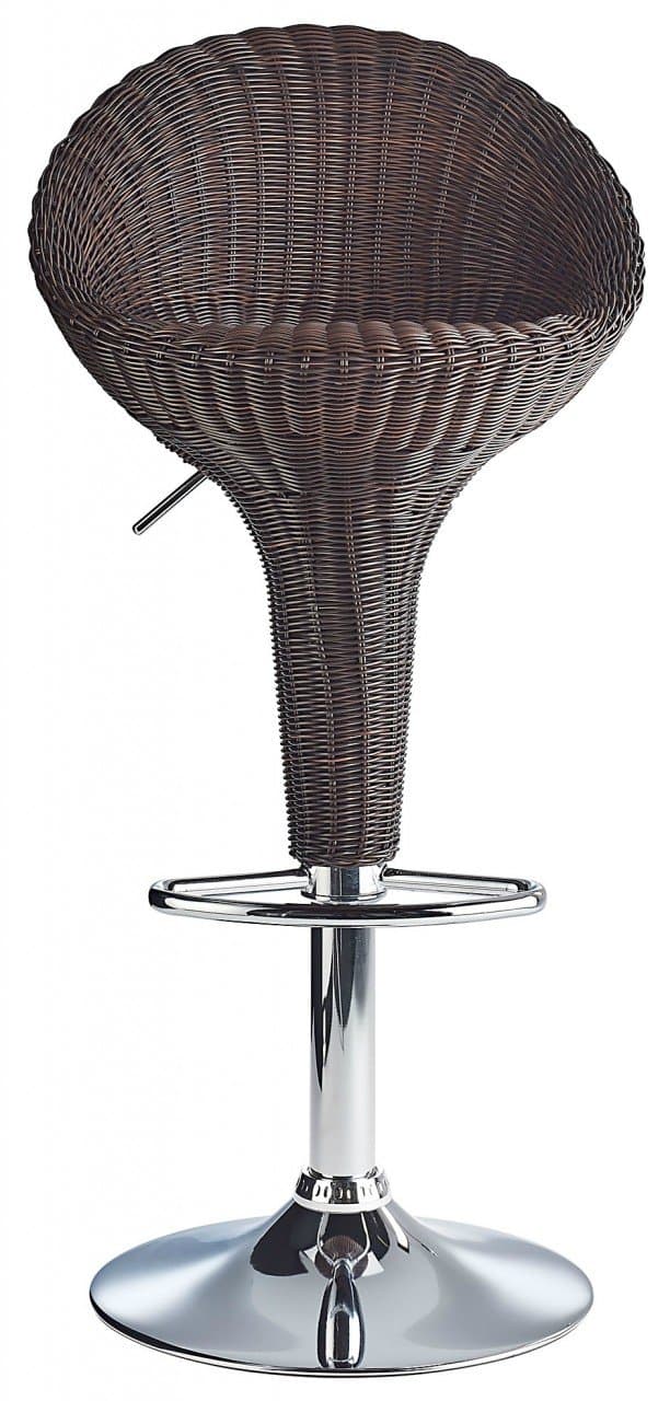 Costantino Rattan Bar Stool (Brown)