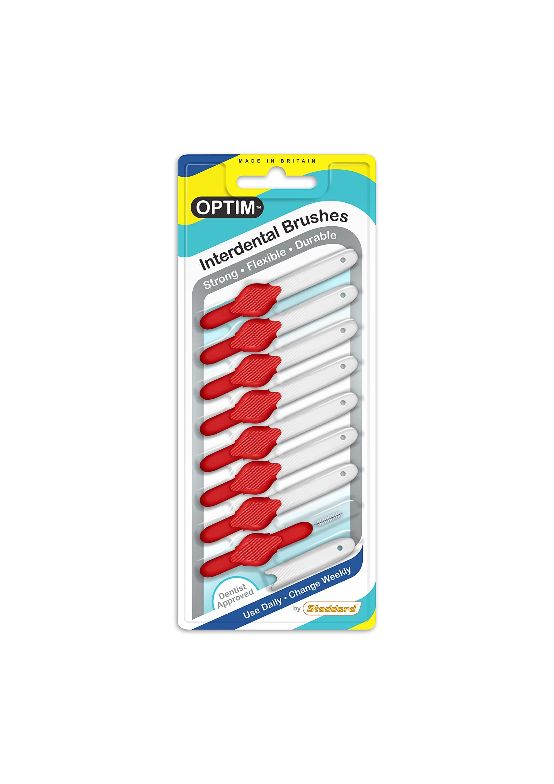OPTIM Interdental Brush XXFine Red (Pack 8)