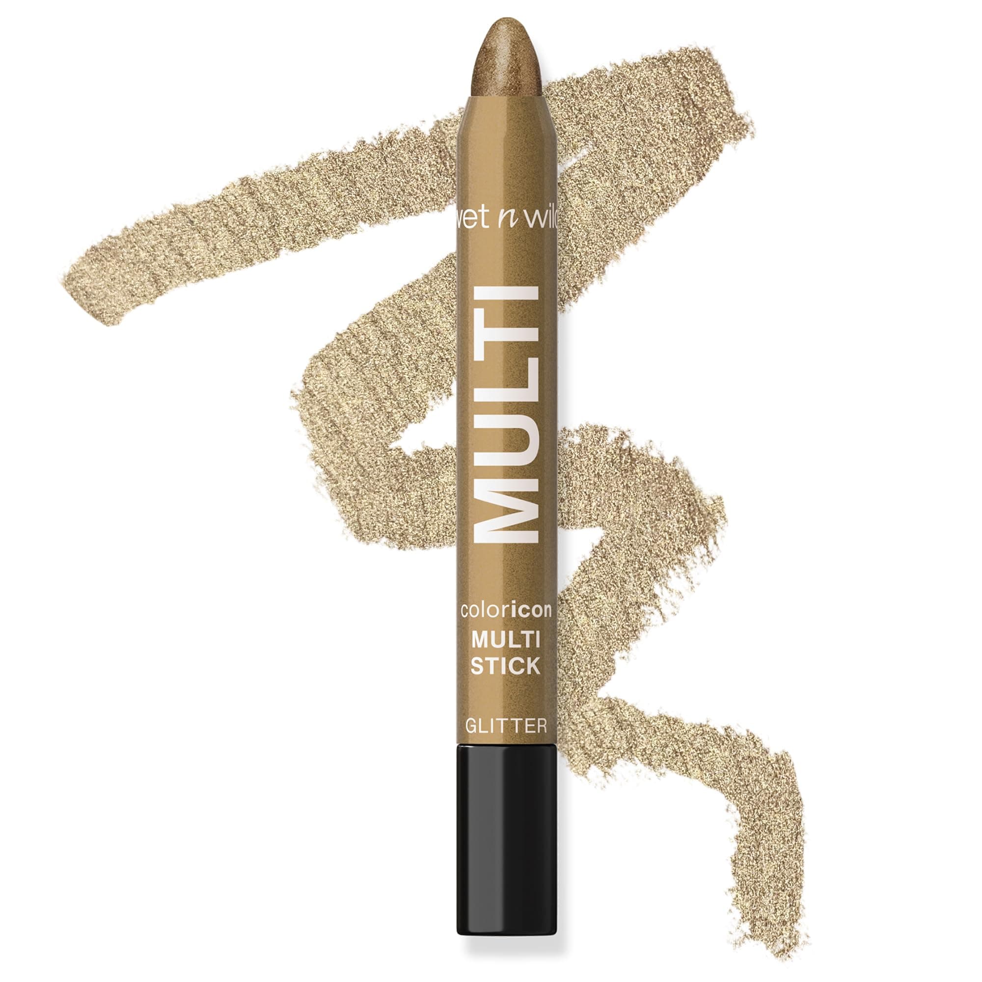 3-in-1 Color Icon Multi-Stick for Eyes, Cheeks and Lips, Infused with Argan Oil and Vitamin E, Apply as Eyeliner, Eyeshadow, Blush or Contour, Golden Rush Hour