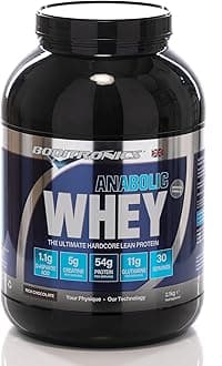 Anabolic Whey Ultimate Muscle Building Whey Protein Powder with High Protein, D-Aspartic Acid, 5g Creatine, BCAA, and High Levels of L-Glutamine Protein Shakes (2.1 kg, Rich Chocolate)