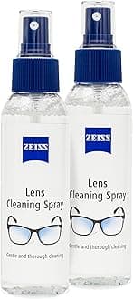 ZEISS Lens Cleaning Solution Kit 60ml with Microfiber Cloth- Pack of 4 | Perfect Lens Cleaner for Spectacles, Eyeglasses, Sunglasses, Camera Lenses and Binoculars