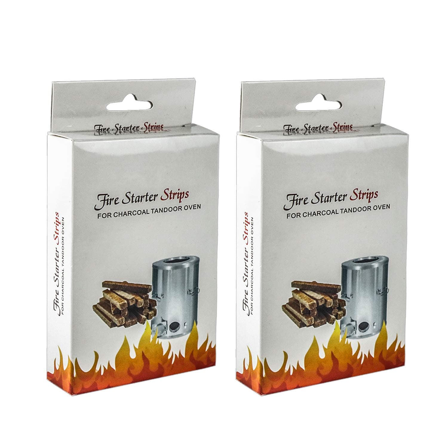 MIGI WOLF Fire Starters (24 Strips) Natural Sticks Safe Cubes Blocks Fire Starter for Fireplace, Campfire, Wood Stove, Fire Pit, Charcoal Grill, Barbecue Smoker BBQ(2 Pack)