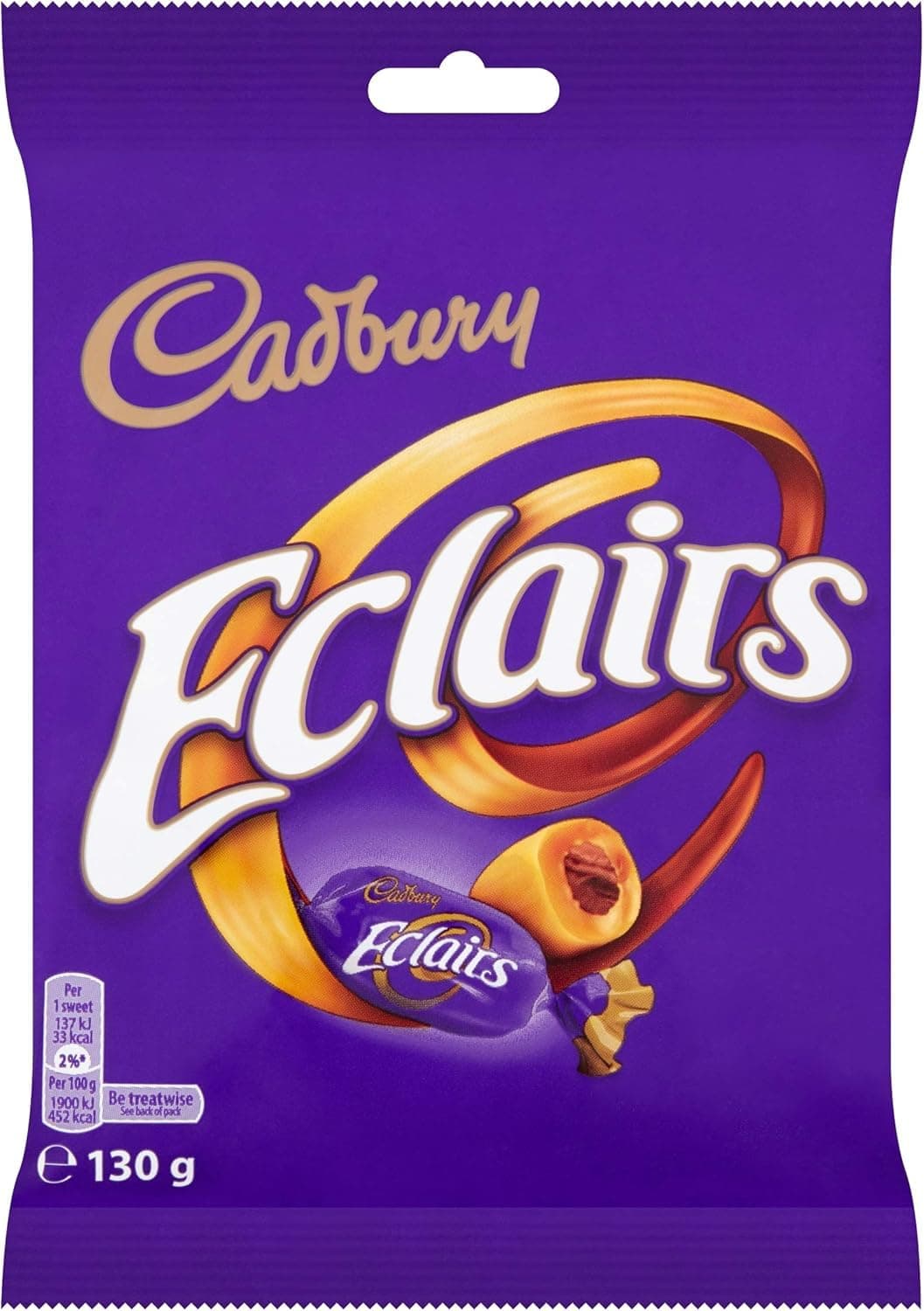 Cadbury Chocolate Eclairs, 130g