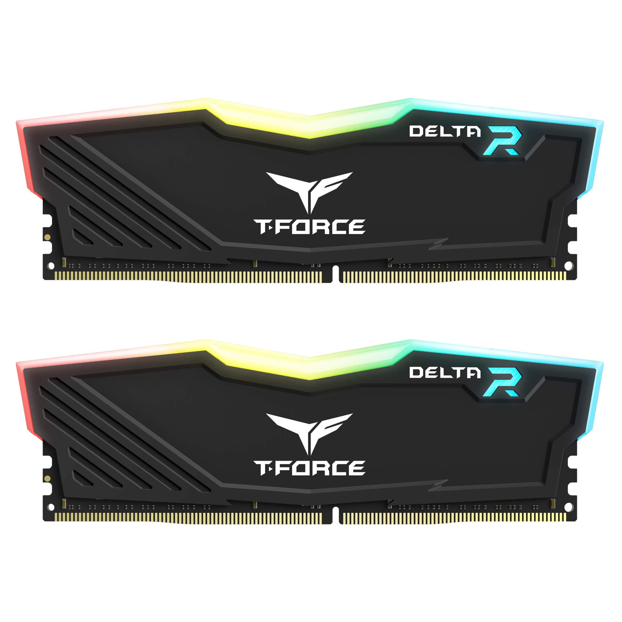 Team T-Force Delta RGB DDR4 Gaming Memory, 2 x 8 GB, 3600 Mhz, 288 Pin DIMM, Black
