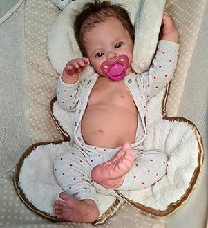 Reborn Baby Dolls Silicone Full Body-18 in Realistic Baby Doll Newborn Boy, Full Silicone Babys Doll Lifelike Babies, Real Life Babys Reborn Dolls New Born with Accessories