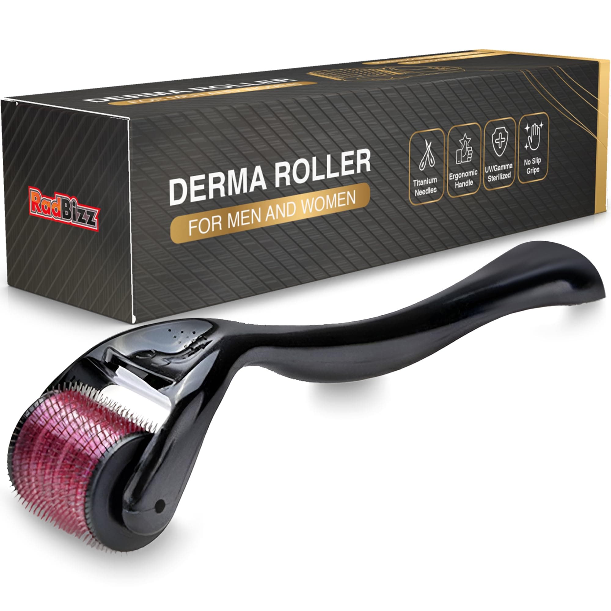 RadBizz Derma Roller and Storage Case - 0.25mm