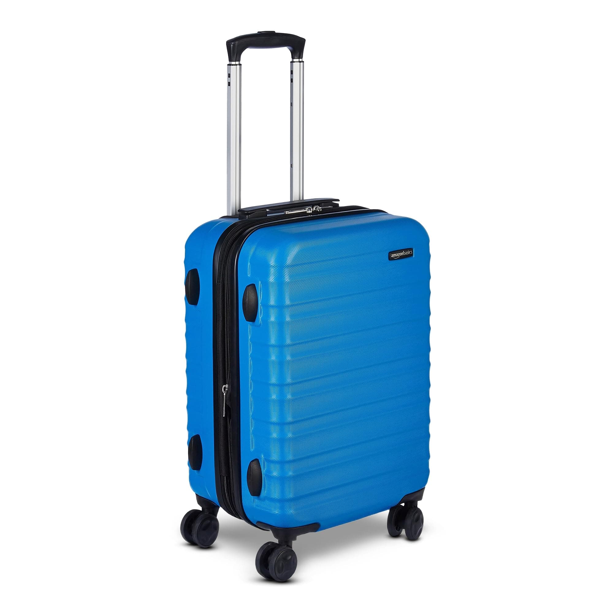 21" Hardside Carry-On Luggage with Expandable Space, Scratch-Resistant Surface, Telescoping Handle, Four Multi-directional Wheels, Light Blue