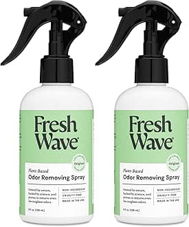 Fresh Wave Original Scent Odor Removing Spray, 8 fl. oz. | Pack of 2 | Odor Absorber for Home, Furniture, Fabrics & Trash | Safer Odor Relief