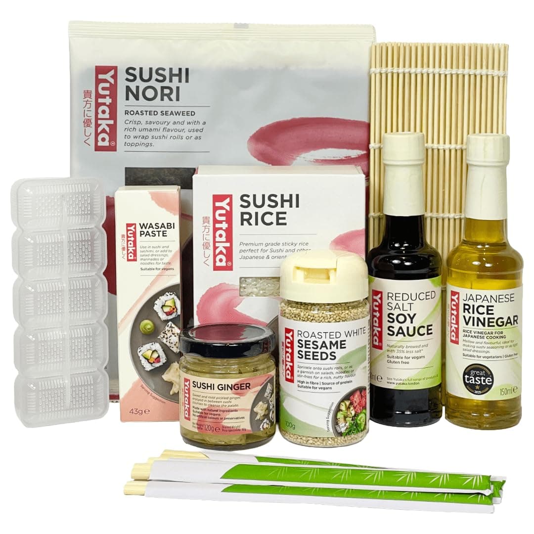 Premium Sushi Making Kit Set – DIY Complete Sushi Ingredients Set, 10 Pieces